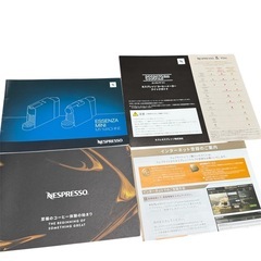 Nespresso エッセンサミニ 白 説明書付 網欠品の画像