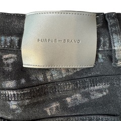 希少新品未使用 タグ付 Purple Brand P001 イリデセント W29の画像