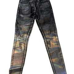 希少新品未使用 タグ付 Purple Brand P001 イリデセント W29の画像