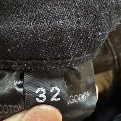 OFF-WHITE ブラックデニムジーンズ 32 メンズ　美品　ストリートの画像