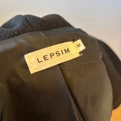 LEPSIMフード付きロングコートの画像