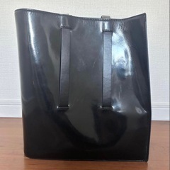 【定価15,900円】UNIQLO ＋J ユニクロ ジルサンダー レザー トート 黒の画像