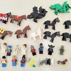 レゴブロック【D】動物・ミニフィグ等の画像