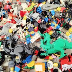レゴブロック【D】動物・ミニフィグ等の画像