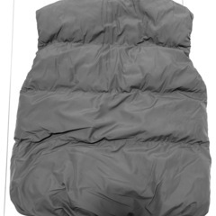 中わたベスト GU カーキ 130cmの画像