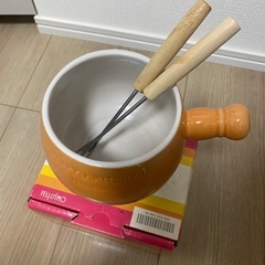 チーズフォンデュ鍋　ポットの画像