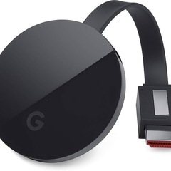 Google Chromecast ultraクロームキャストの画像