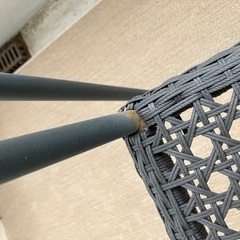 【PATIO PETITE】MAシリーズ ガーデンテーブル＆チェア2脚セット（引き取り限定・値引き不可）の画像