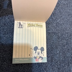 「決まりました。」ミッキー　メモ帳の画像