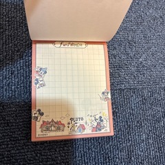 「決まりました。」ミッキー　メモ帳の画像
