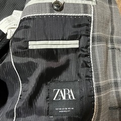 ZARA MAN ザラ　グレンチェック　秋冬ジャケットの画像