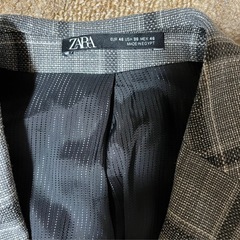 ZARA MAN ザラ　グレンチェック　秋冬ジャケットの画像