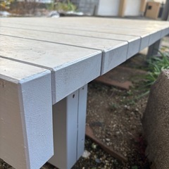 ウッドデッキ　縁台　　　 の画像