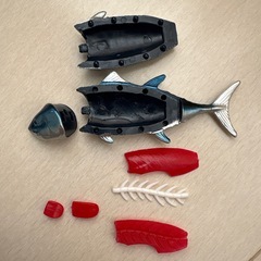 解体魚フィギュア☆マグロの画像
