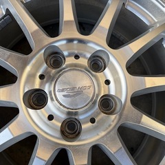 冬タイヤ16インチ★ 195/55R16 ★ ブリヂストンBLIZZAK VRX ★ PCD114アルミホイール付き ★ 深溝バリ山スタッドレス４本組み ★ 群馬発 ★ 直接引き取り歓迎の画像