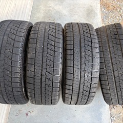 冬タイヤ16インチ★ 195/55R16 ★ ブリヂストンBLIZZAK VRX ★ PCD114アルミホイール付き ★ 深溝バリ山スタッドレス４本組み ★ 群馬発 ★ 直接引き取り歓迎の画像