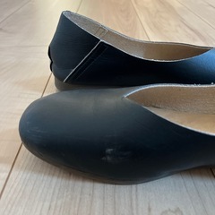 黒パンプス 24.5cmの画像