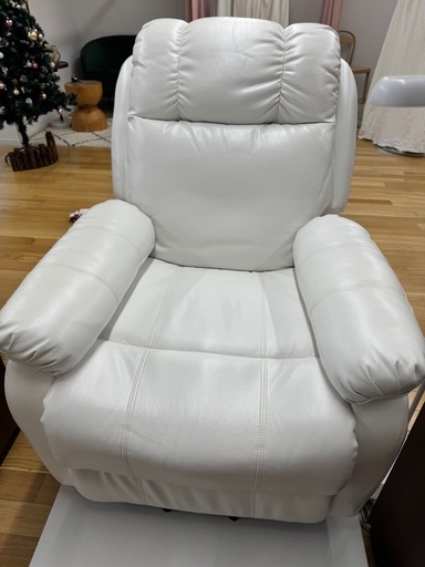 電動ラウンジチェア SHIFFON Jr （シフォンジュニア）（ホワイト）