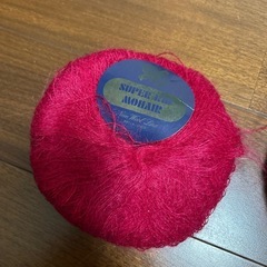 カネボウ毛糸　中細　赤の画像