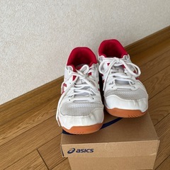 asicsバレーボールレディースシューズ23.5センチの画像