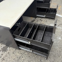 オフィスデスク 両袖机 の画像