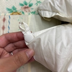 羽毛掛け布団ダブルの3枚セットの画像