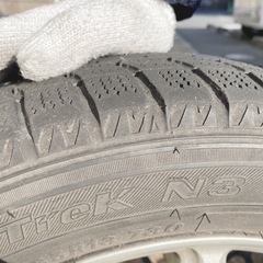 お話中❌155/65R13の画像
