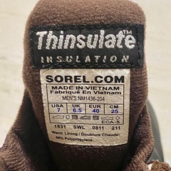 SOREL コールドマウンテンジップ スノーブーツ センタージップ25㎝の画像