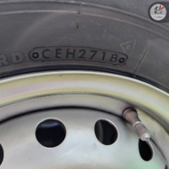 早いもん勝ち！！日産ADバン、プロボックス等！BRIDGESTONE RD-613 165R13LT 2018年製 溝十分 清掃済 ラップ保管 スチール4本セットの画像