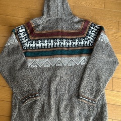 アルパカ　 薄手パーカー　大きめ　男性でも着れそうですの画像