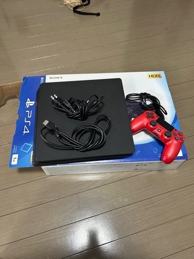 プレステ4 1TB コントローラー、ナスネ付き