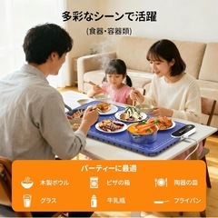 保温プレート 高速電気保温トレイ 温度調整40℃〜120℃ フードウォーマーの画像