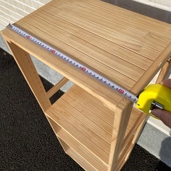 木製ラックの画像