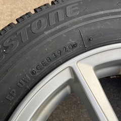 ブリヂストン VRX2 165/70R14 スタッドレス＋アルミホイール4本セット 溝7mm前後 PCD100の画像