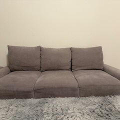 3人がけローソファ×2の画像