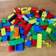 ドイツ製 ◻︎積み木▪️の画像