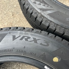 ブリヂストン VRX3 165/65R14 スタッドレスタイヤ 2本セット 溝6.5〜6.8mm の画像