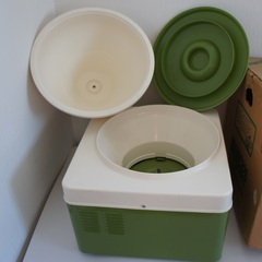 東芝餅つき機「もちっ子」【昭和レトロ：動作確認済み】の画像