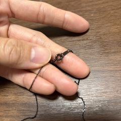 THE KISS ネックレスチェーン ブラックの画像