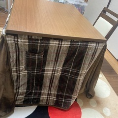 ユアサ ダイニングテーブル こたつセット  の画像