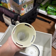 山善　スチーム加湿器　アロマポット付の画像