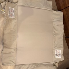 Aprica ココネルエアーAB ホワイトグレー ベビーベッドの画像