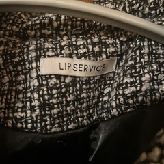 LIP SERVISEツイードアウターの画像