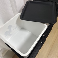 ミッキーの収納ケース16個セットの画像