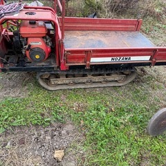 ノザワ クローラカート手動 ダンプ　セル付きの画像
