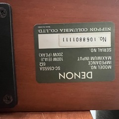 DENON デノン スピーカーセットの画像
