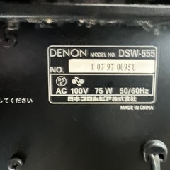 DENON デノン スピーカーセットの画像