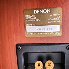 DENON デノン スピーカーセットの画像