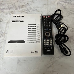 即日受渡❣️フナイブルーレイ＆HDDレコーダー2番組同時録画　長時間録画9500円の画像
