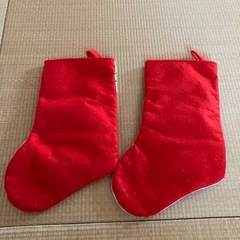 クリスマス　サンタブーツ　プレゼント入れ　　セットの画像